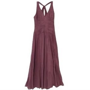 Silk Beaded Lavender Purple Dress Midi Whimsygoth Summer Party Event Fairy Gown